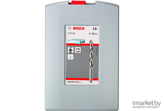 Набор сверл Bosch в ProBox HSS-G 1-10мм 19 шт [2.608.587.013]