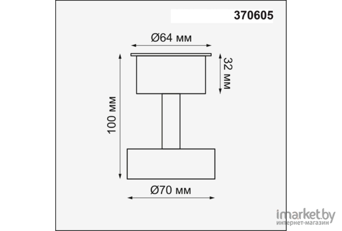 Накладной точечный светильник Novotech NT19 000 Корпус IP20 GU10 50W 220V UNIT белый [370605]
