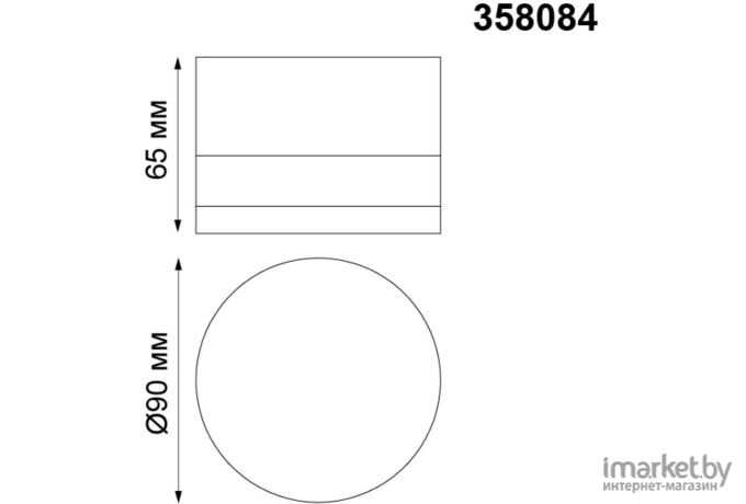 Накладной уличный светильник Novotech NT19 229  IP54 LED 3000К 12W 220V KAIMAS темно-серый [358084]