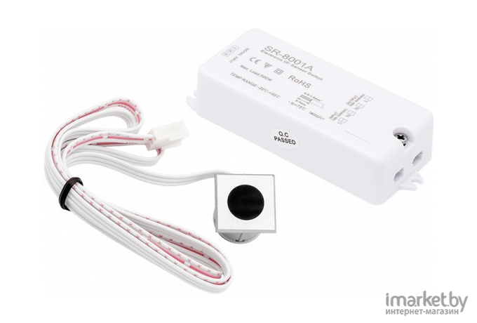 Комплектующее для светодиодных лент SWG ИК-выключатель 220 В серебро [SR-8001A]