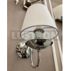 Бра NEWPORT L28*H28*SP16 cm E14 1*40W Chrome Shade white [21001/A]