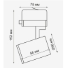 Трековый светильник Novotech Gusto  NT19 000  IP20 GU10 50W 220V трёхфазный черный [370649]