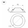 Светильник Downlight Arlight IM-CYCLONE-R115-10W White6000 [023196(1)]