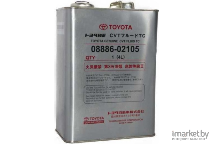 Трансмиссионное масло Toyota CVT Fluid TC 4л [0888602105]