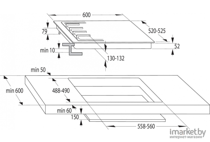 Варочная панель Gorenje GCE691BSC