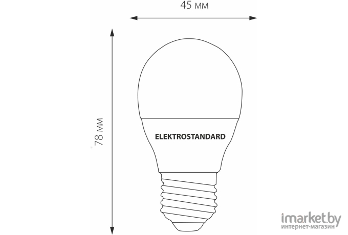 Светодиодная лампа Elektrostandard Mini Classic LED 7W 4200K E27 матовое стекло