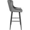 Барный стул Stool Group Ститч вельвет серый [MC15B VELVET HLR-21 DUAL]