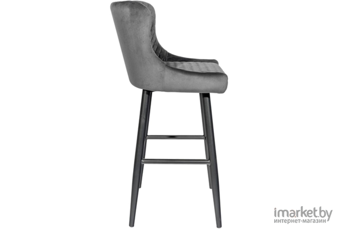 Барный стул Stool Group Ститч вельвет серый [MC15B VELVET HLR-21 DUAL]