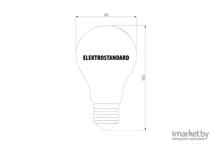 Светодиодная лампа Elektrostandard Classic F 8W 3300K E27