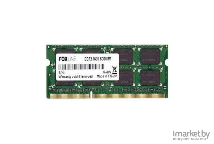 Оперативная память Foxline SODIMM 4GB 1600 DDR3 [FL1600D3S11SL-4G]