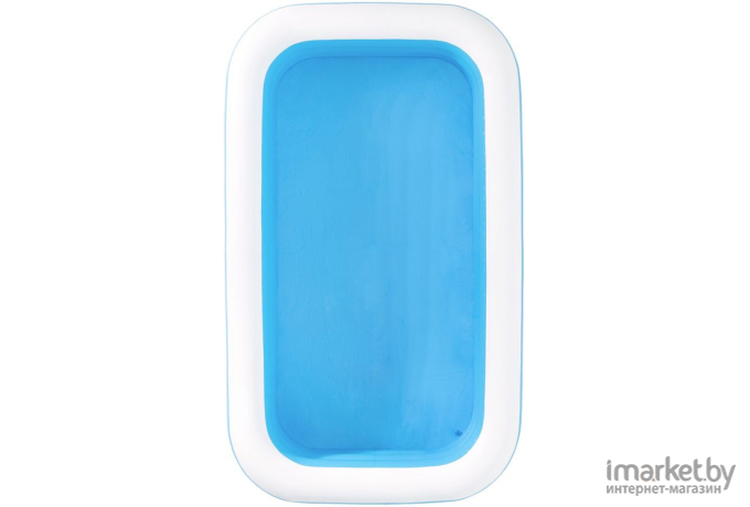 Надувной бассейн Bestway прямоугольный голубой 305х183х56 см [54009]
