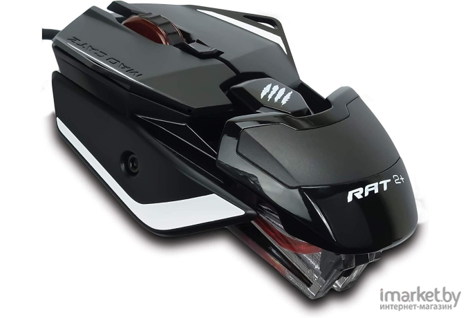 Мышь Mad Catz R.A.T. 2+ красная подсветка