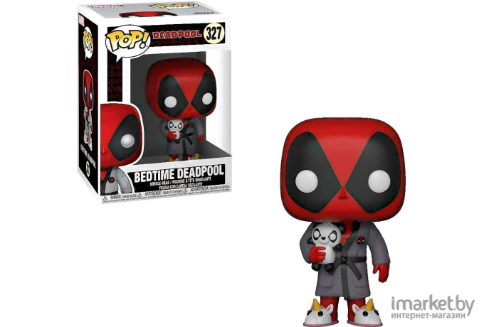 Игрушка Funko Фигурка POP! Bobble: Marvel: Deadpool Playtime: Deadpool in Robe [31118]