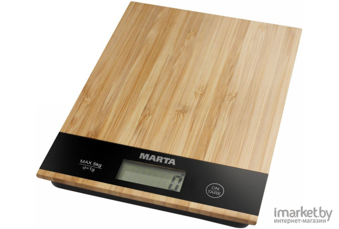 Кухонные весы Marta MT-1639 бамбук