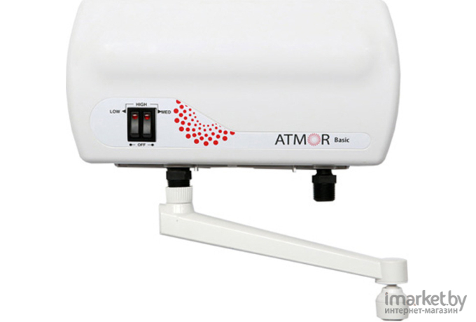 Проточный водонагреватель Atmor Basic 5 кВт кран