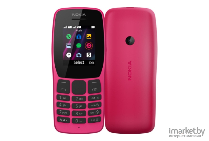 Мобильный телефон Nokia 110 DS TA-1192 Pink