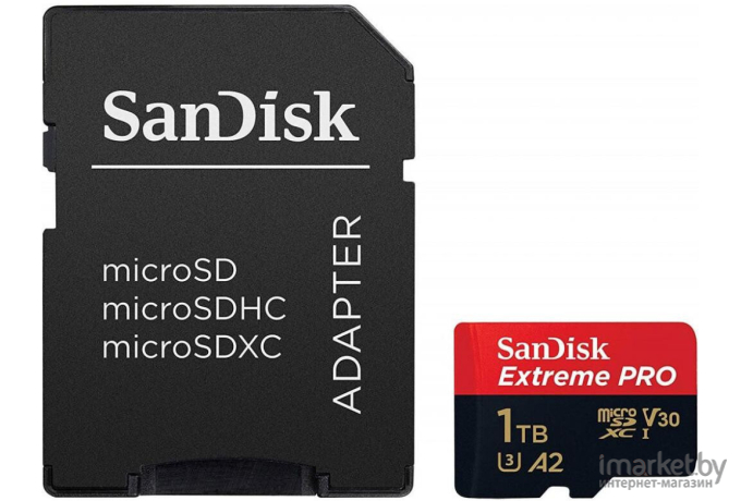 Карта памяти SanDisk MICRO SDXC 1TB UHS-I [SDSQXCZ-1T00-GN6MA]