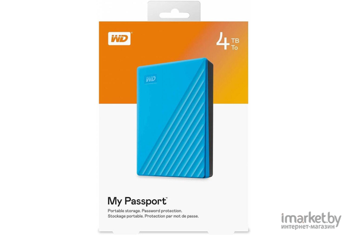 Внешний жесткий диск WD USB3 4TB EXT [WDBPKJ0040BBL-WESN]