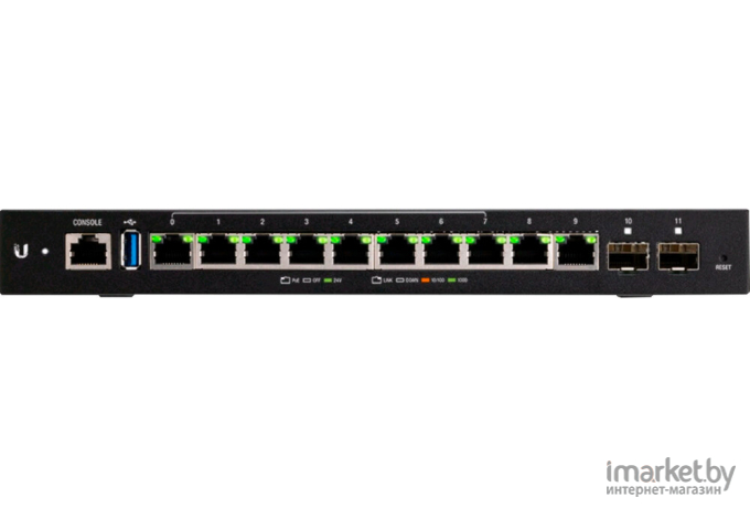 DSL-маршрутизатор Ubiquiti 10P 1000M 2SFP [ER-12P]