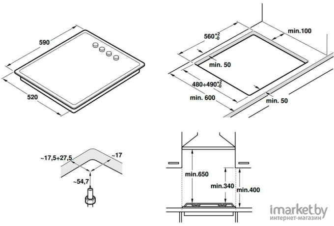 Варочная панель Bosch POH6B6B10