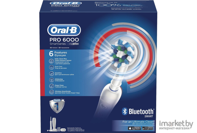 Зубная щетка и ирригатор Braun Oral-B Pro 6000