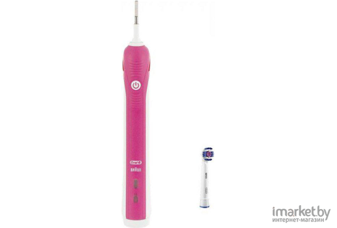 Зубная щетка и ирригатор Braun Oral-B Pro 750 Cross Action розовый