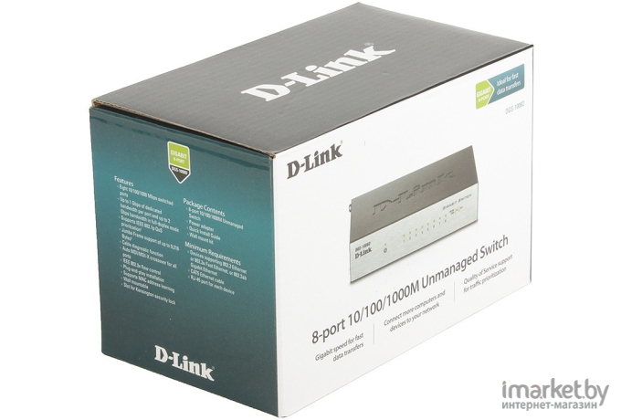 Коммутатор D-Link DGS-1008D/I2B