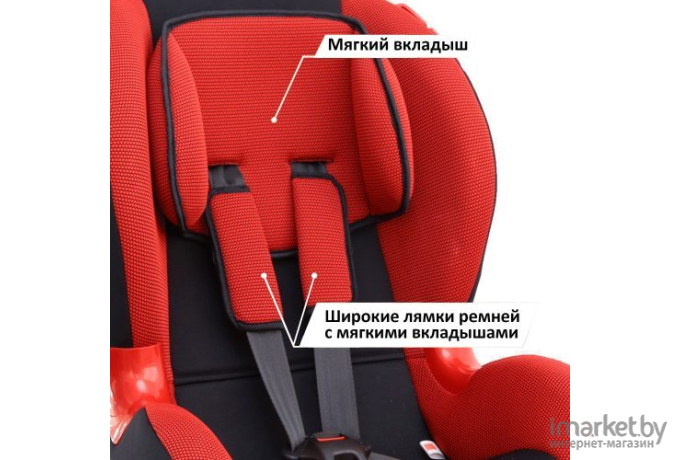 Автокресло Siger Кокон ISOfix красный [KRES0117]