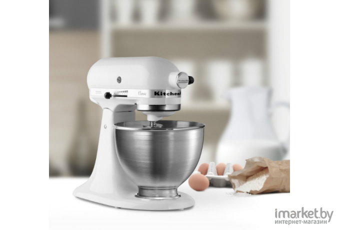 Миксер KitchenAid 5K45SSEWH