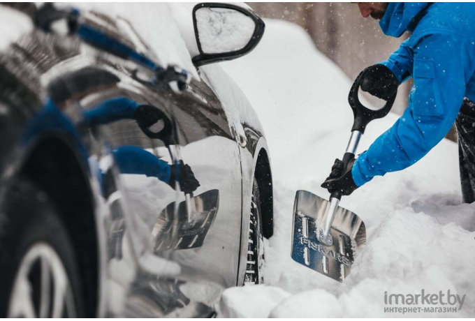Снегоуборочный инвентарь Fiskars автомобильная алюминиевая