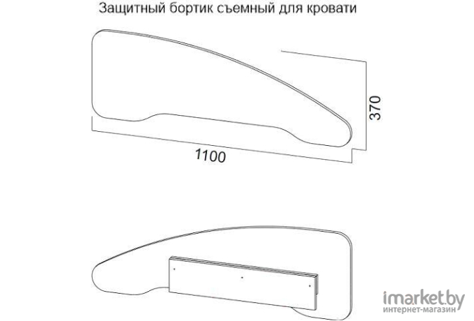 Детская постельная принадлежность SV-Мебель 00-00032378 Ясень Анкор св.