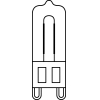 Галогеновая лампа Osram Лампа G9 HALOPIN 25W 230V (прозрачная)