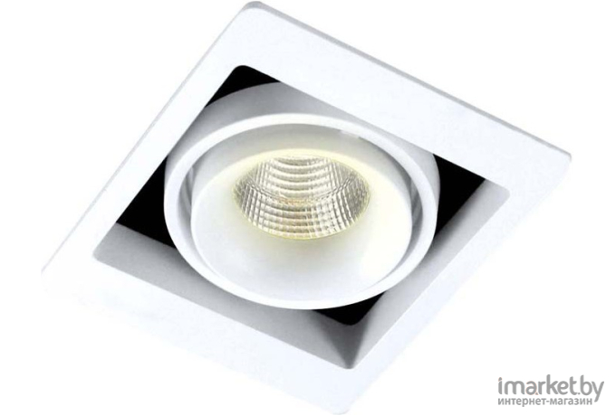 Встраиваемый точечный светильник Donolux DL18615/01WW-SQ White/Black