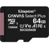 Карта памяти Kingston microSDHC 64GB microSDXC Class10 Class10 UHS-I Canvas Select up 100MB/s с адапт