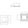 Встраиваемый точечный светильник Donolux DL18451/4W SQ Dim White