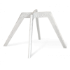 Комплектующие для стульев Sheffilton SHT-S39 белый/патина серебро