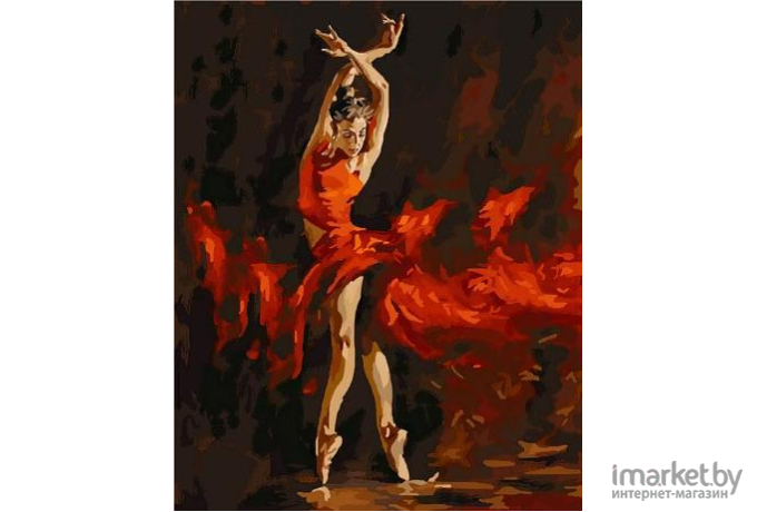 Набор для творчества Picasso Картина по номерам В огненном танце