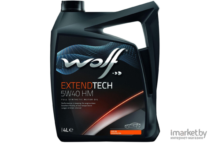 Моторное масло Wolf ExtendTech 5W40 HM 5л