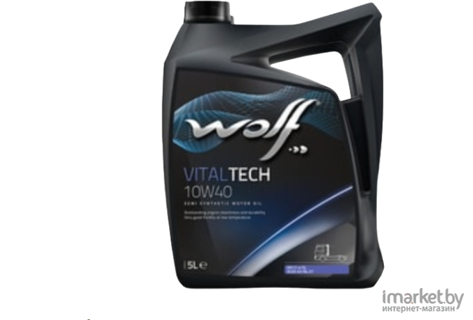 Моторное масло Wolf VitalTech 10W40 5л