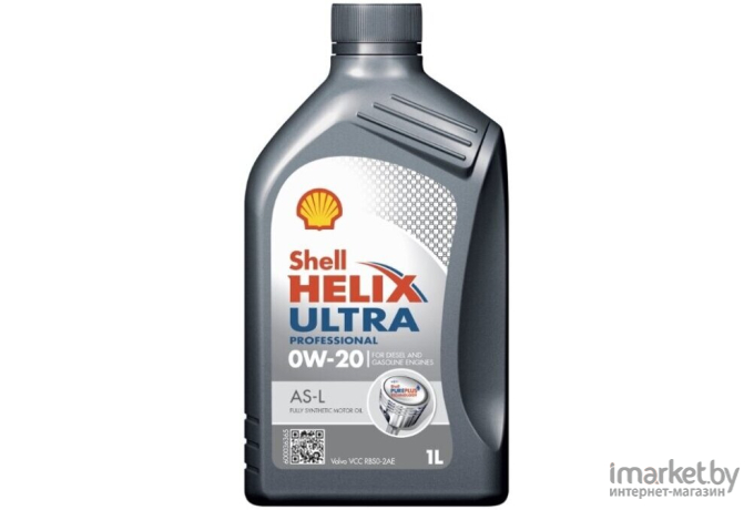 Моторное масло Shell Helix Ultra Professional АS-L 0W20 1л