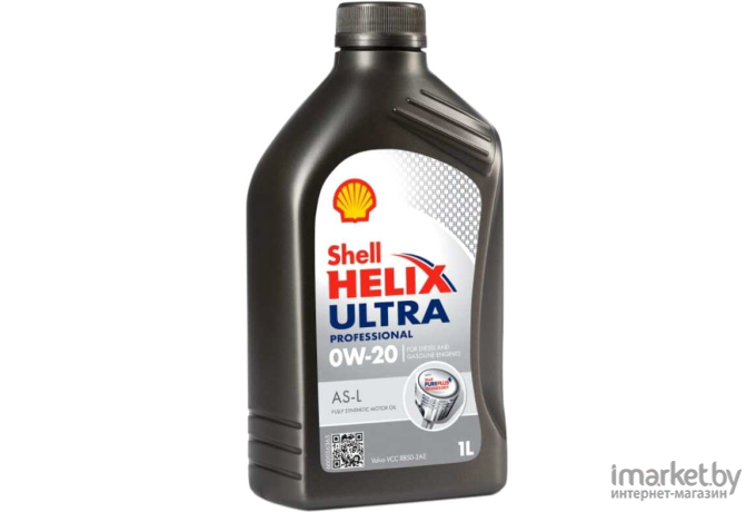 Моторное масло Shell Helix Ultra Professional АS-L 0W20 1л