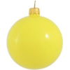 Елочная игрушка и новогоднее украшение Шар для елки д.8см эмаль желтый