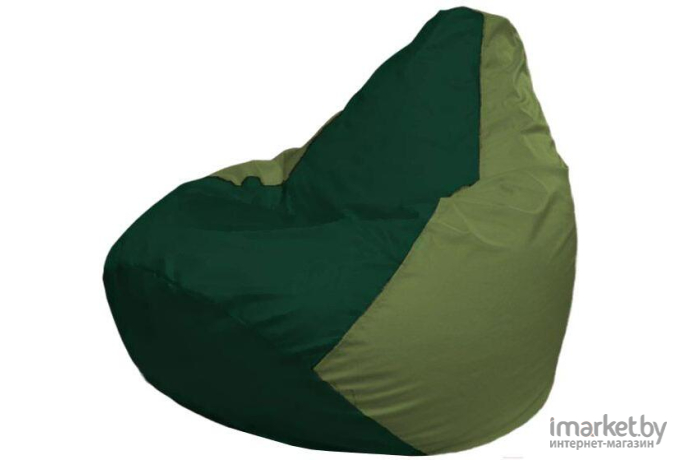 Кресло-мешок Flagman Груша Макси темно-зеленый/оливковый [Г2.1-410]