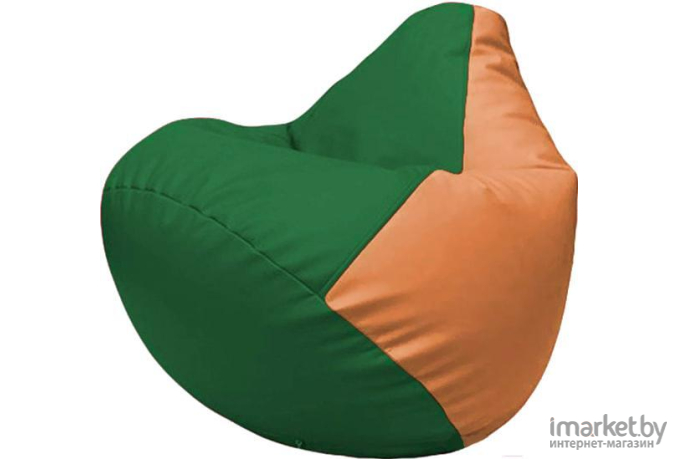 Кресло-мешок Flagman Груша Макси зеленый/оранжевый [Г2.3-0120]