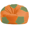 Кресло-мешок Flagman кресло Мяч Стандарт М1.1-216 оранжевый/оливковый