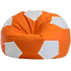 Кресло-мешок Flagman кресло Мяч Стандарт М1.1-207 оранжевый/белый