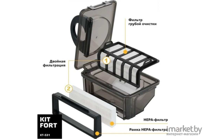 Робот-пылесос Kitfort KT-531