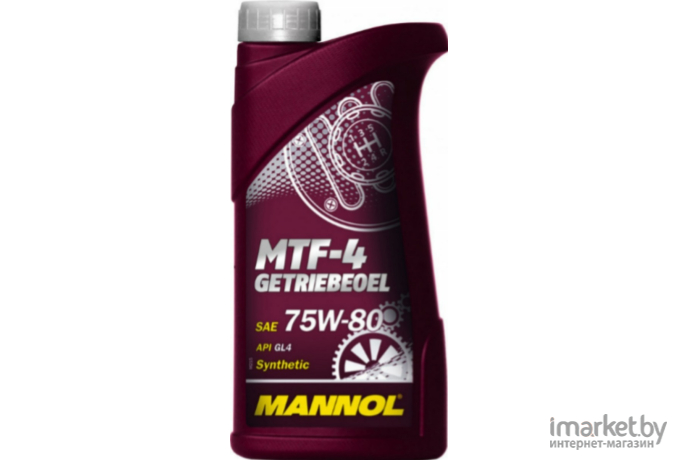 Трансмиссионное масло Mannol MTF-4 Getriebeoel 75W80 GL-4 1л