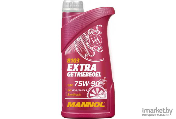 Трансмиссионное масло Mannol Extra 75W90 GL-4/GL-5 LS 1л