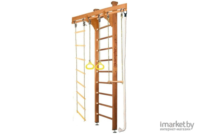 Шведская стенка Kampfer Wooden Ladder Ceiling №2 Стандарт ореховый